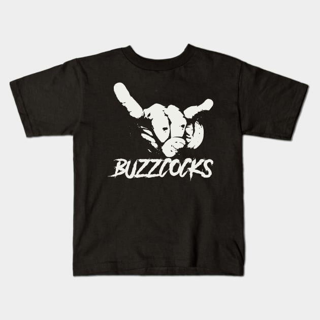 buzzcocks horn sign Kids T-Shirt by sumurbatu